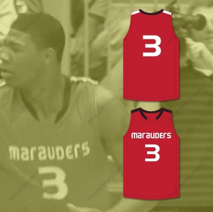 CUSTOM ANY Name Number MARCUS SMART 3 EDWARD S. MARCUS HIGH SCHOOL MARAUDERS RED BASKETBALL JERSEY 1 Top Stitched S-6XL