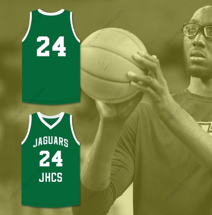 CUSTOM ANY Name Number TACKO FALL 24 JAMIE'S HOUSE CHARTER SCHOOL JAGUARS GREEN BASKETBALL JERSEY Top Stitched S-6XL