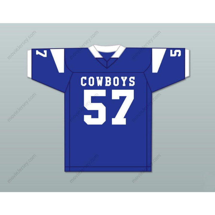 CUSTOM ANY BLUE SHAQUIL BARRETT 57 BOYS TOWN HIGH SCHOOL FOOTBALL JERSEY