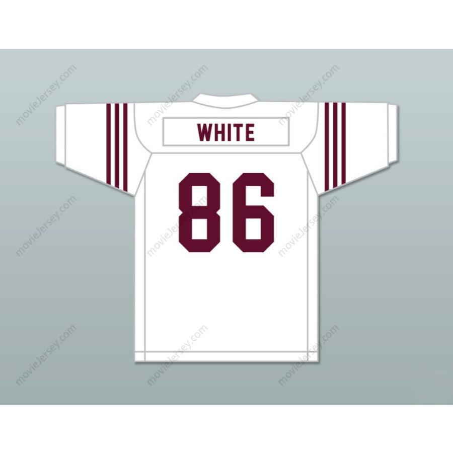 CUSTOM ANY Name Number REGGIE WHITE 86 HOWARD SCHOOL OF ACADEMICS AND TECHNOLOGY HUSTLIN TIGERS MAROON FOOTBALL JERSEY Top Stitched S-6XL