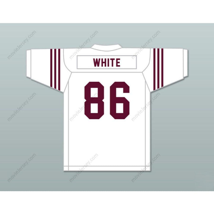 CUSTOM ANY Name Number REGGIE WHITE 86 HOWARD SCHOOL OF ACADEMICS AND TECHNOLOGY HUSTLIN TIGERS MAROON FOOTBALL JERSEY Top Stitched S-6XL