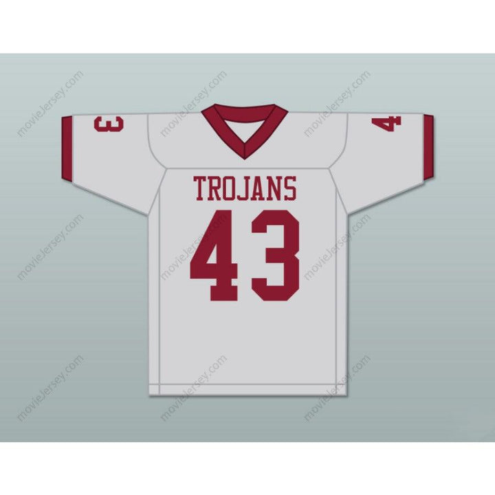 TROY POLAMALU 43 DOUGLAS HIGH SCHOOL TROJANS GRAY Football Jersey