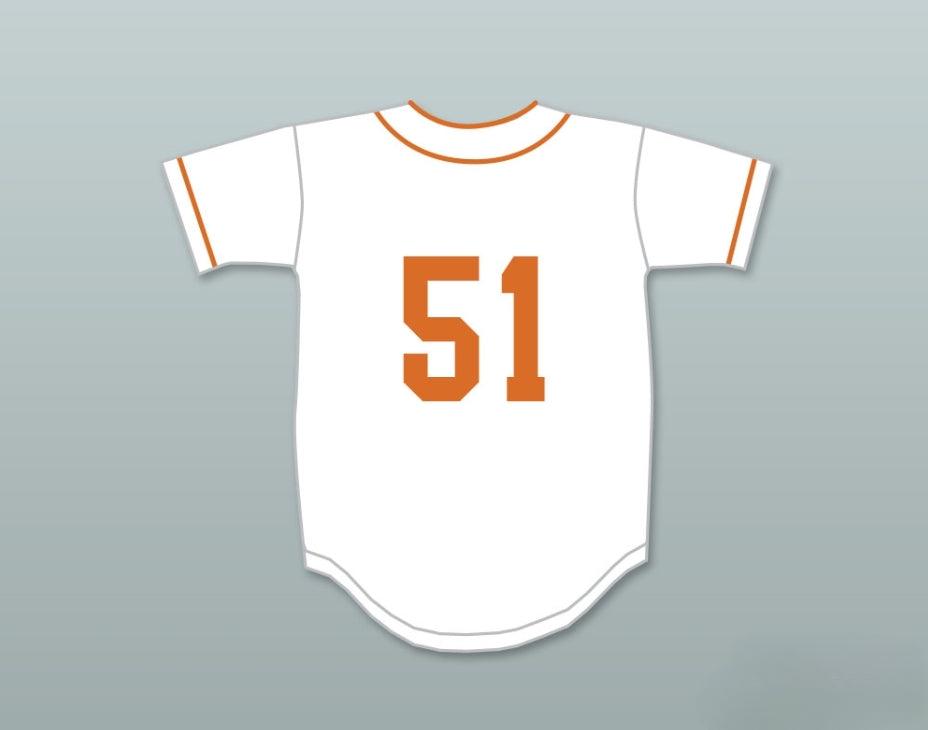 Custom Any Name Number TREVOR HOFFMAN 51 BELLFLOWER LITTLE LEAGUE WHITE BASEBALL JERSEY 1 Top Stitched S-6XL