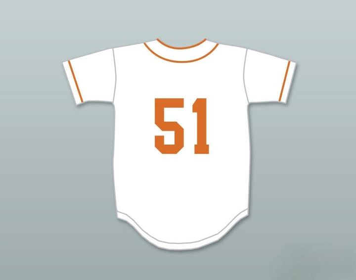 Custom Any Name Number TREVOR HOFFMAN 51 BELLFLOWER LITTLE LEAGUE WHITE BASEBALL JERSEY 1 Top Stitched S-6XL