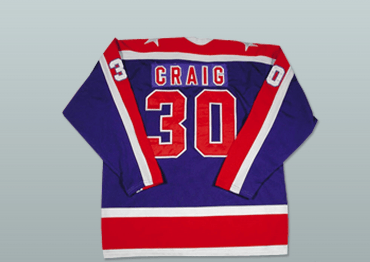 Custom Any Name Number Jim Craig 30 Team USA Miracle On Ice Hockey Jersey Top Stitched S-6XL