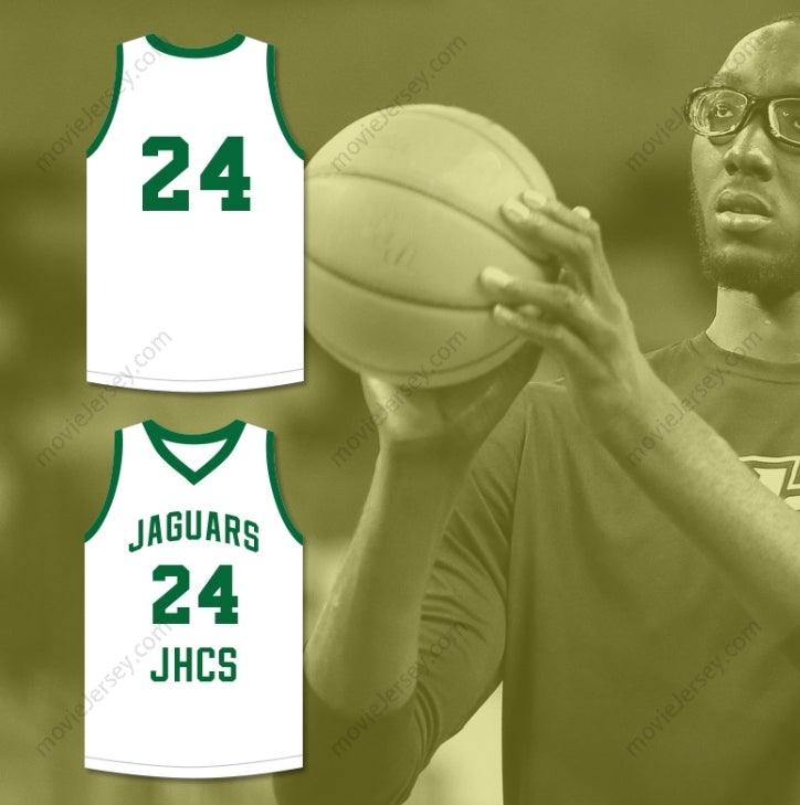 CUSTOM ANY Name Number TACKO FALL 24 JAMIE'S HOUSE CHARTER SCHOOL JAGUARS WHITE BASKETBALL JERSEY Top Stitched S-6XL