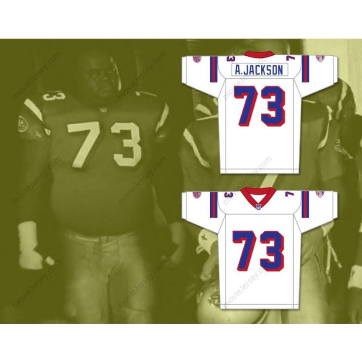 CUSTOM ANY Name Number ANDRE JACKSON 73 WASHINGTON SENTINELS HOME Football Jersey Top Stitched S-6XL