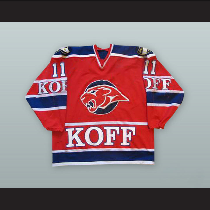 Custom Jan Caloun 11 HIFK Helsinki Red Hockey Jersey Top Stitched S-6XL