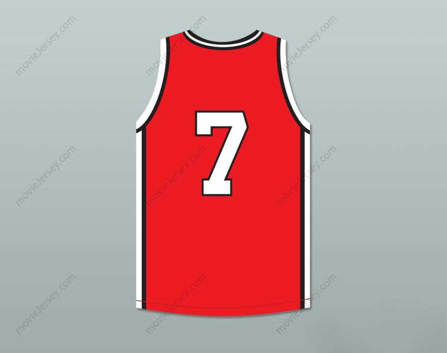 CUSTOM ANY Name Number GROVE STREET FAMILIES 7  RIMMERS RED BASKETBALL JERSEY Top Stitched S-6XL