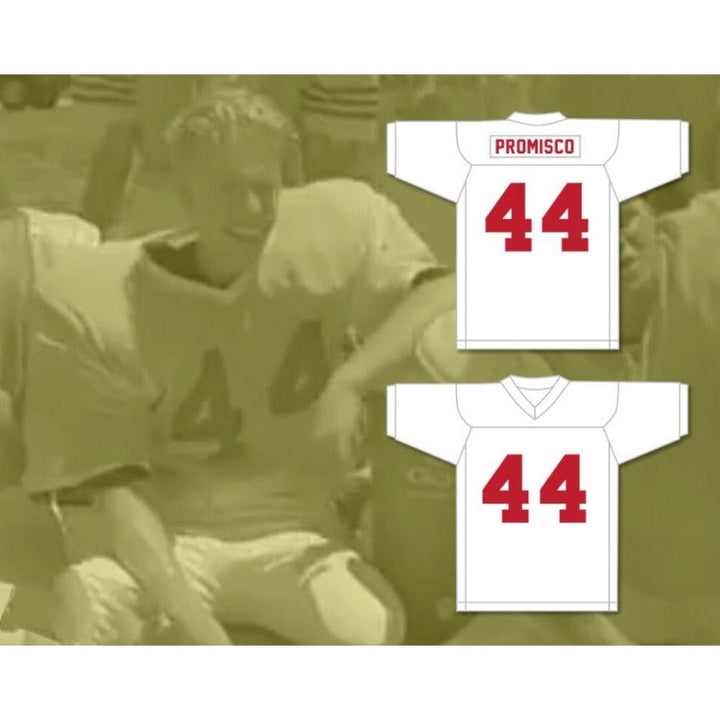 CUSTOM ANY Name Number DAVE PROMISCO 44 MUSTANGS HIGH SCHOOL Football Jersey Top Stitched S-6XL