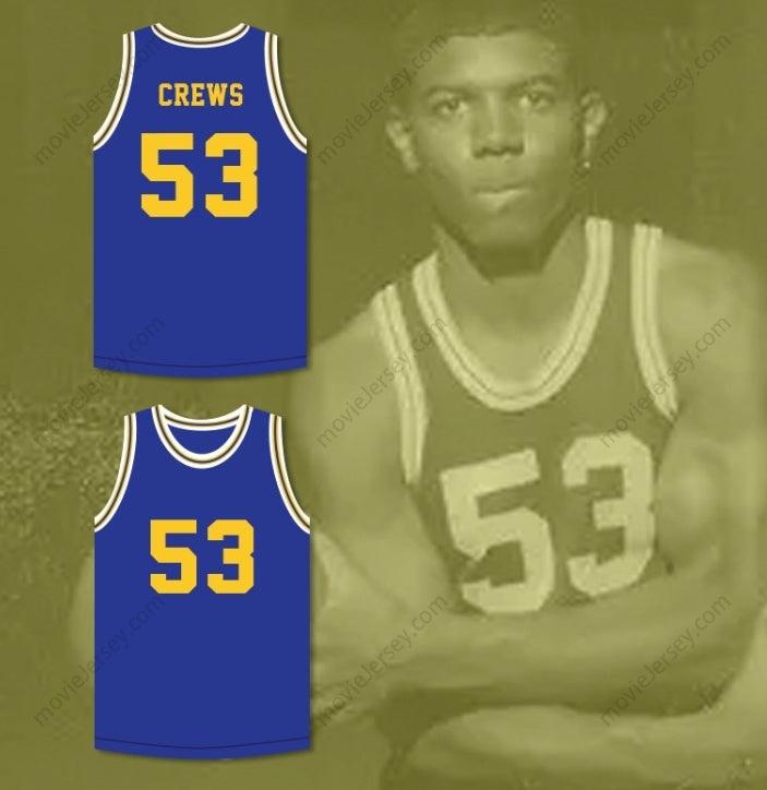 CUSTOM ANY Name Number TERRY CREWS 53 FLINT SOUTHWESTERN ACADEMY KNIGHTS BASKETBALL JERSEY Top Stitched S-6XL