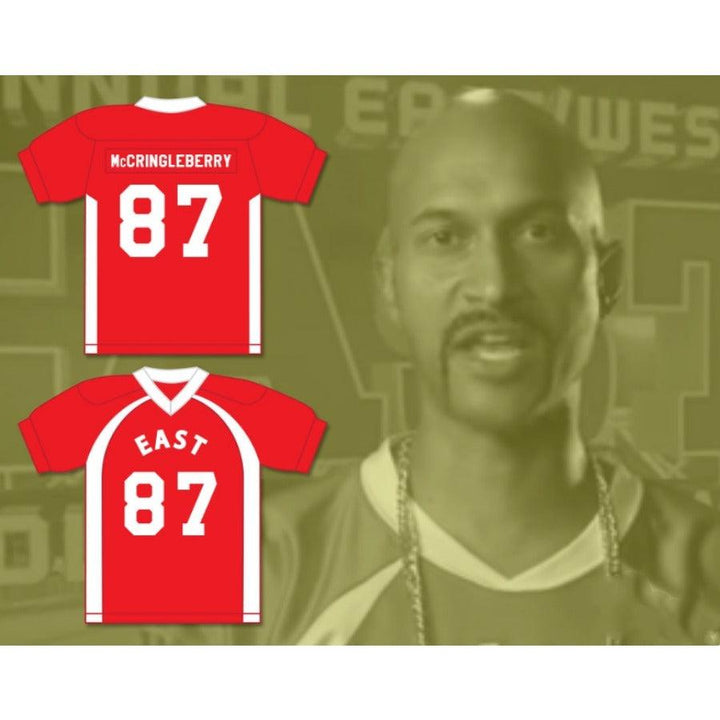 CUSTOM ANY Name Number HINGLE MCCRINGLEBERRY 87 EAST FOOTBALL JERSEY KEY PEELE Top Stitched S-6XL
