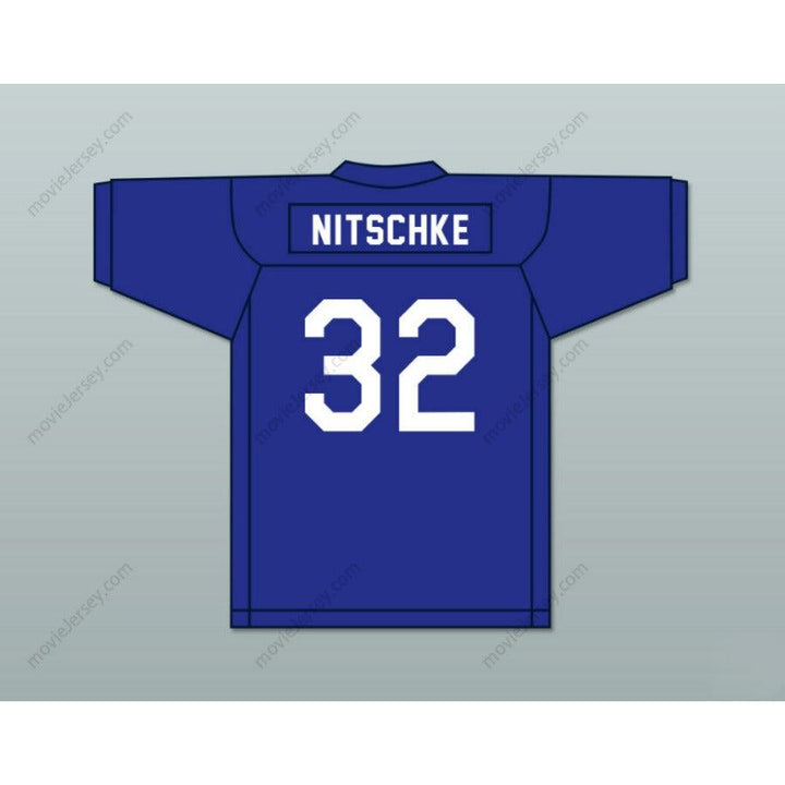 CUSTOM ANY Name Number RAY NITSCHKE 32 PROVISO EAST HIGH SCHOOL PIRATES ROYAL Football Jersey Top Stitched S-6XL