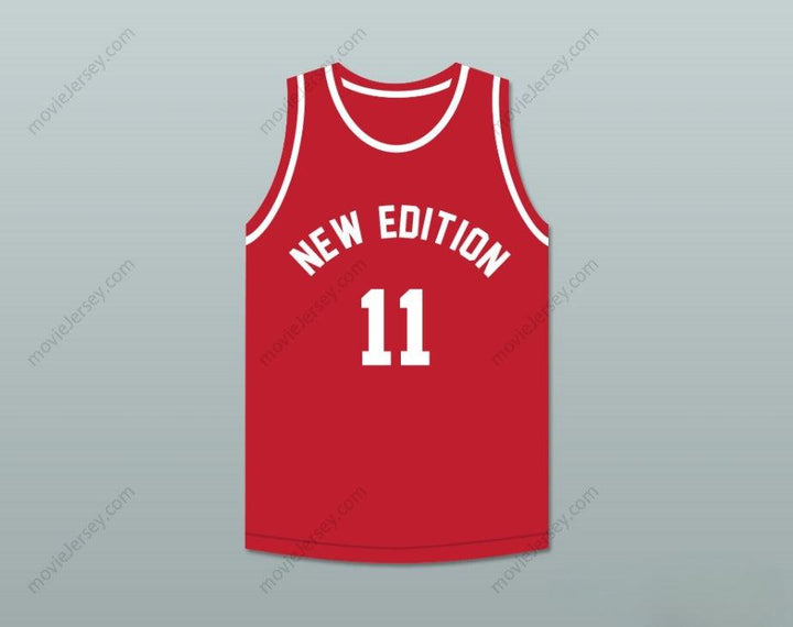 CUSTOM ANY Name Number RONNIE DEVOE 11 NEW EDITION RED BASKETBALL JERSEY Top Stitched S-6XL