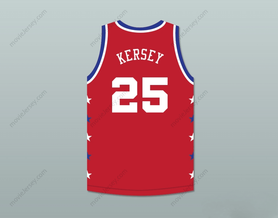 CUSTOM ANY Name Number JEROME KERSEY 25 MAGIC JOHNSON ALL STAR GAME RED BASKETBALL JERSEY 1990 MIDSUMMER NIGHT'S MAGIC CHARITY EVENT Top Stitched S-6XL