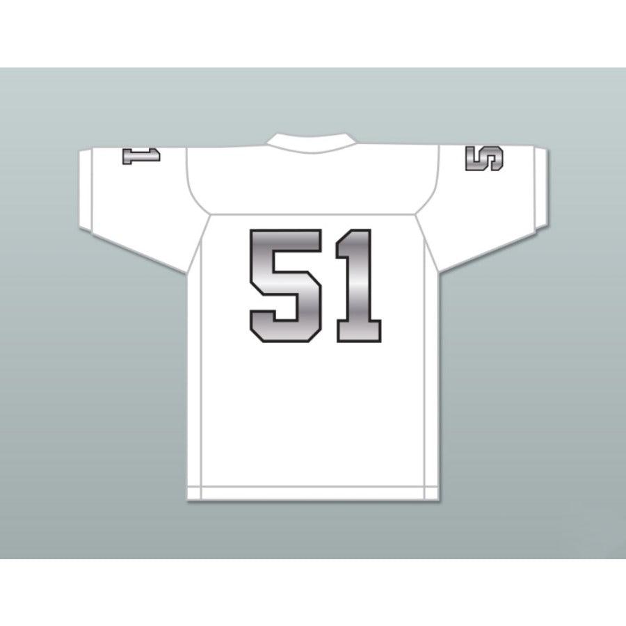 CUSTOM ANY Name Number JAMES DAVIS 51 EMCC LIONS FOOTBALL JERSEY INCLUDES PATCHES Top Stitched S-6XL