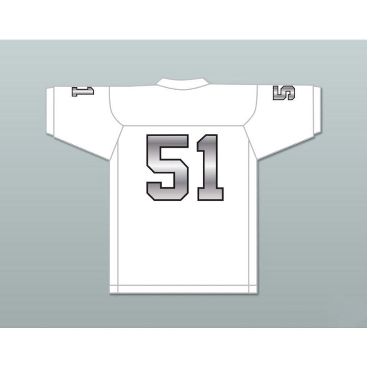 CUSTOM ANY Name Number JAMES DAVIS 51 EMCC LIONS FOOTBALL JERSEY INCLUDES PATCHES Top Stitched S-6XL