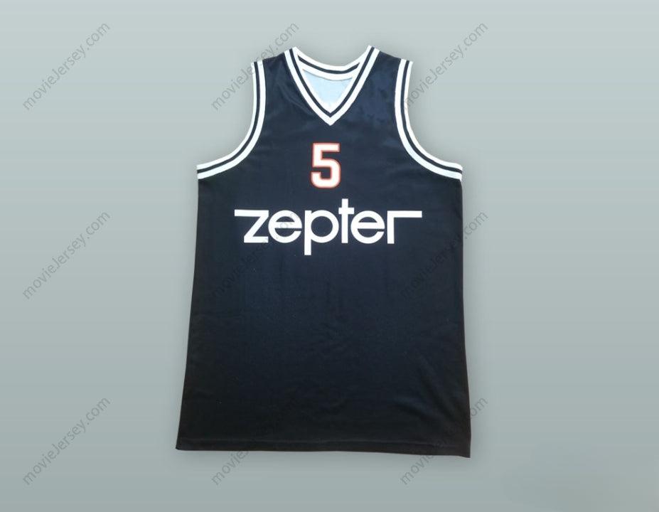 CUSTOM ANY Name Number HARIS BRKIC 5 KK PARTIZAN BELGRADE BLACK BASKETBALL JERSEY Top Stitched S-6XL