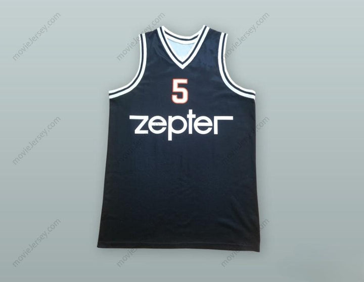 CUSTOM ANY Name Number HARIS BRKIC 5 KK PARTIZAN BELGRADE BLACK BASKETBALL JERSEY Top Stitched S-6XL