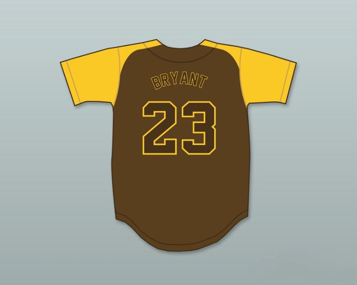 Custom Any Name Number KRIS BRYANT 23 BONANZA HIGH SCHOOL   BROWN BASEBALL JERSEY 2 Top Stitched S-6XL