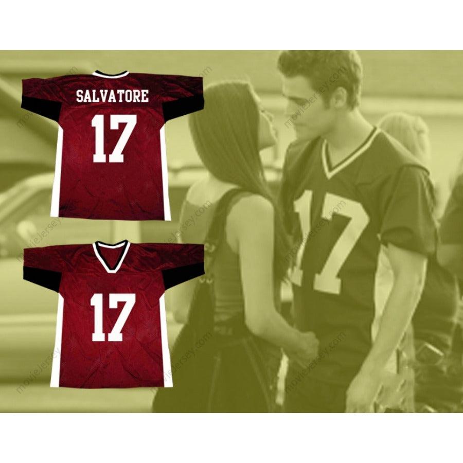 CUSTOM ANY Name Number STEFAN SALVATORE 17 MYSTIC FALLS TIMBERWOLVES Football Jersey Top Stitched S-6XL