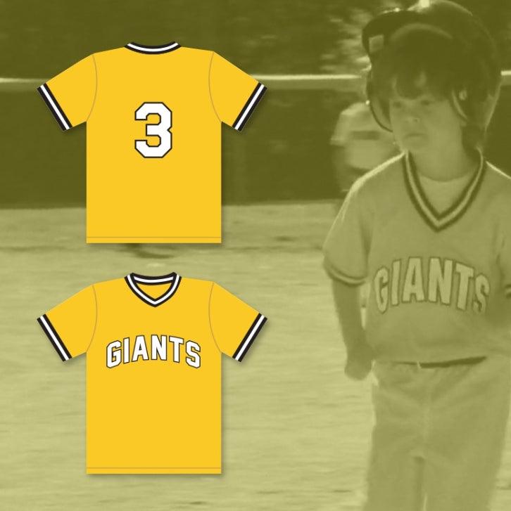 Custom Any Name Number BARKER SIMMONS 3 GIANTS LITTLE LEAGUE BASEBALL JERSEY PARENTAL GUIDANCE Top Stitched S-6XL