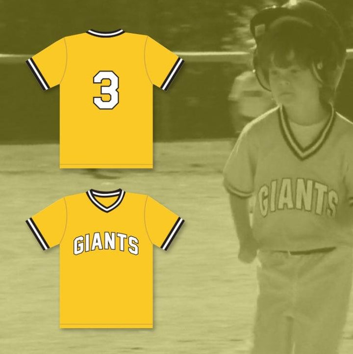 Custom Any Name Number BARKER SIMMONS 3 GIANTS LITTLE LEAGUE BASEBALL JERSEY PARENTAL GUIDANCE Top Stitched S-6XL
