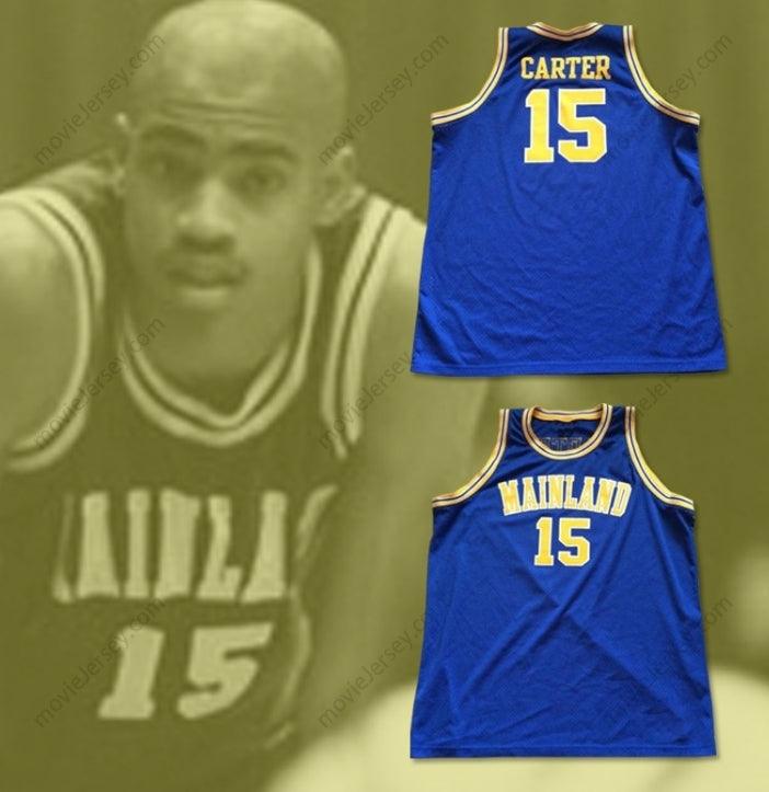 CUSTOM ANY Name Number VINCE CARTER 15 MAINLAND HIGH SCHOOL BASKETBALL JERSEY Top Stitched S-6XL