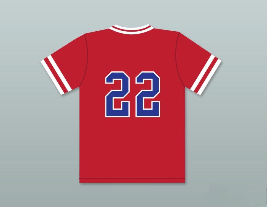 Custom Any Name Number BILLY HEYWOOD 22 GOPHERS LIITLE LEAGUE RED BASEBALL JERSEY LITTLE BIG LEAGUE Top Stitched S-6XL