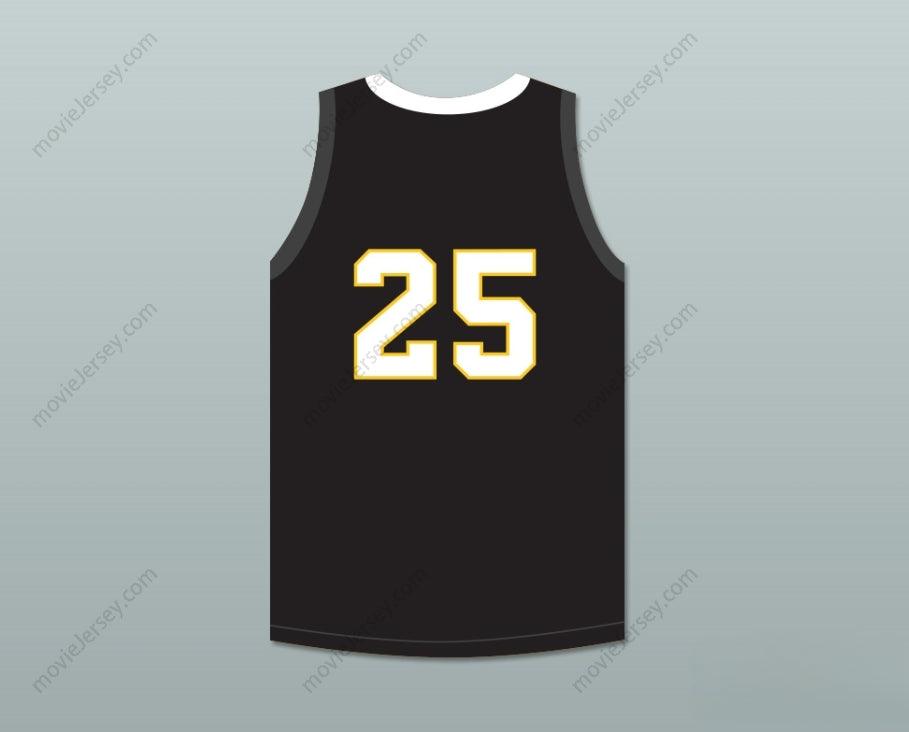 CUSTOM ANY Name Number DWYANE WADE 25 HAROLD L. RICHARDS HIGH SCHOOL BULLDOGS BLACK BASKETBALL JERSEY 5 Top Stitched S-6XL