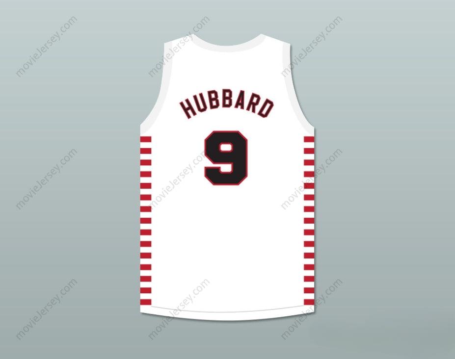 CUSTOM ANY Name Number BOB HUBBARD 9 PROVIDENCE STEAMROLLERS WHITE BASKETBALL JERSEY 2 Top Stitched S-6XL