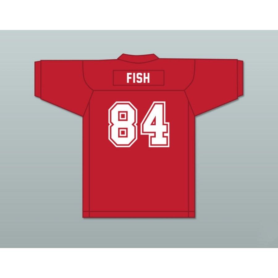 CUSTOM ANY Name Number FISH 84 PUTNAM BADGERS HIGH SCHOOL RED Football Jersey Top Stitched S-6XL