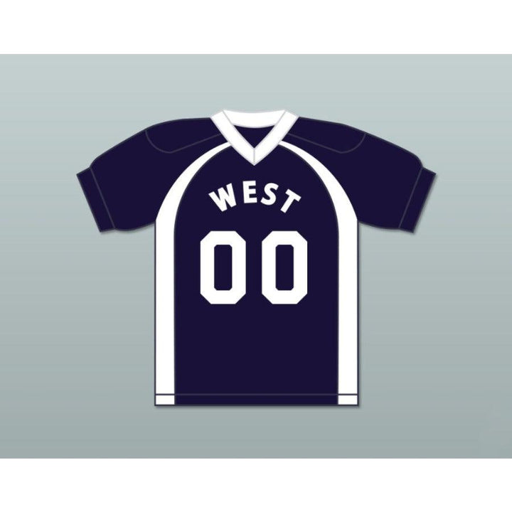 CUSTOM ANY Name Number DONKEY TEETH 00 WEST FOOTBALL JERSEY KEY PEELE Top Stitched S-6XL