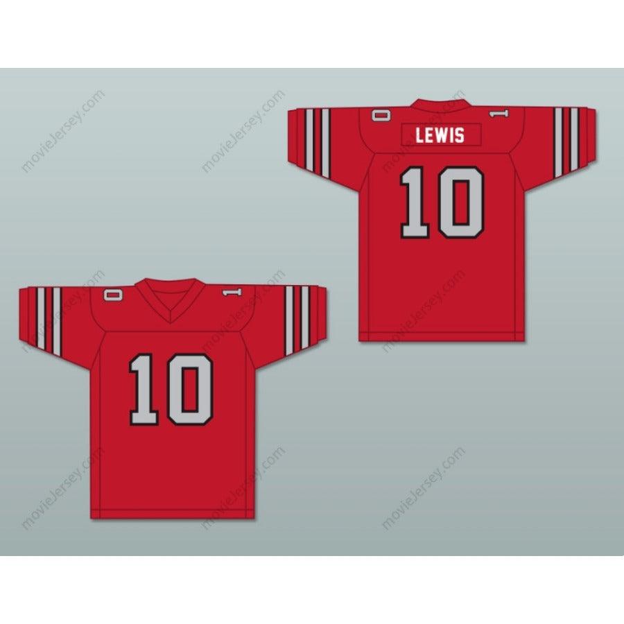 CUSTOM ANY Name Number 1985 USFL WALTER LEWIS 10 MEMPHIS SHOWBOATS ROAD Football Jersey Top Stitched S-6XL
