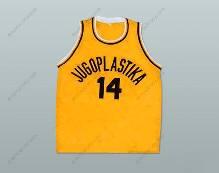 CUSTOM ANY Name Number DINO RADJA 14 JUGOPLASTIKA BASKETBALL JERSEY NEW Top Stitched S-6XL