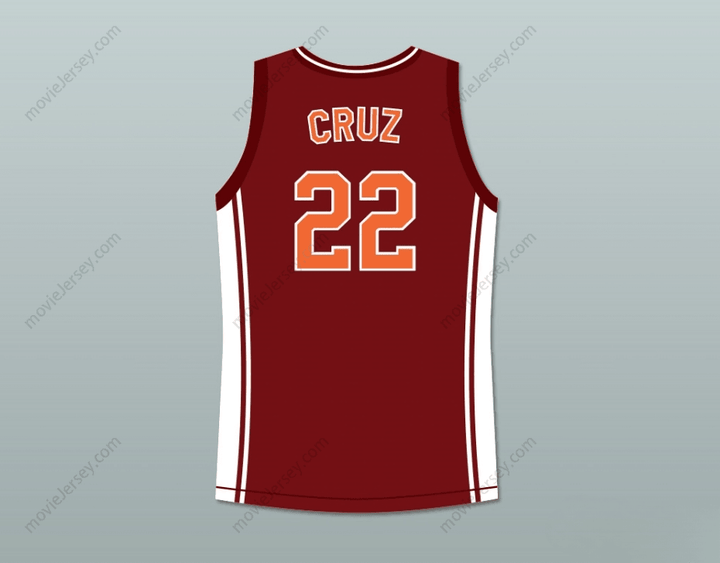 CUSTOM ANY Name Number RICK GONZALEZ TIMO CRUZ 22 RICHMOND OILERS HOME BASKETBALL JERSEY COACH CARTER Top Stitched S-6XL
