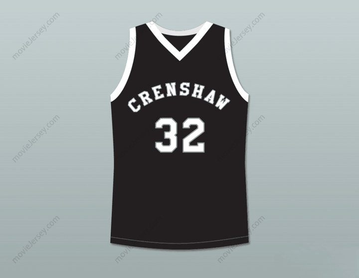 CUSTOM ANY Name Number MONICA WRIGHT 32 CRENSHAW HIGH SCHOOL BLACK BASKETBALL JERSEY LOVE AND BASKETBALL Top Stitched S-6XL