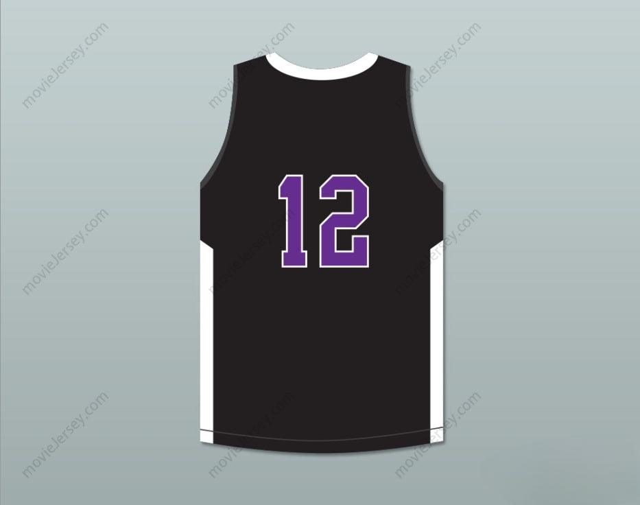 CUSTOM ANY Name Number JA MORANT 12 CRESTWOOD HIGH SCHOOL KNIGHTS BLACK BASKETBALL JERSEY 3 Top Stitched S-6XL