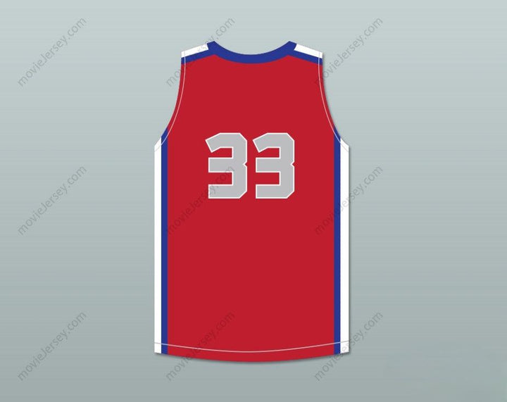 CUSTOM ANY Name Number TACKO FALL 33 EACH 1 TEACH 1 ELITE AAU RED BASKETBALL JERSEY 1 Top Stitched S-6XL