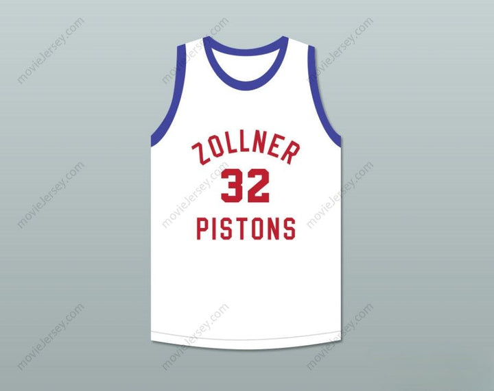 CUSTOM ANY Name Number FORT WAYNE ZOLLNER  32 WHITE BASKETBALL JERSEY Top Stitched S-6XL