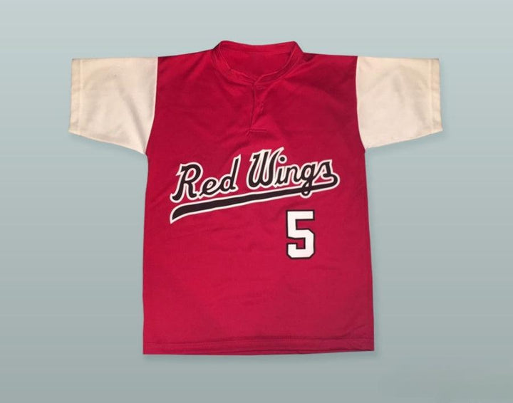 Custom Any Name Number CAL RIPKEN JR. 5  RED WINGS RED BASEBALL JERSEY Top Stitched S-6XL