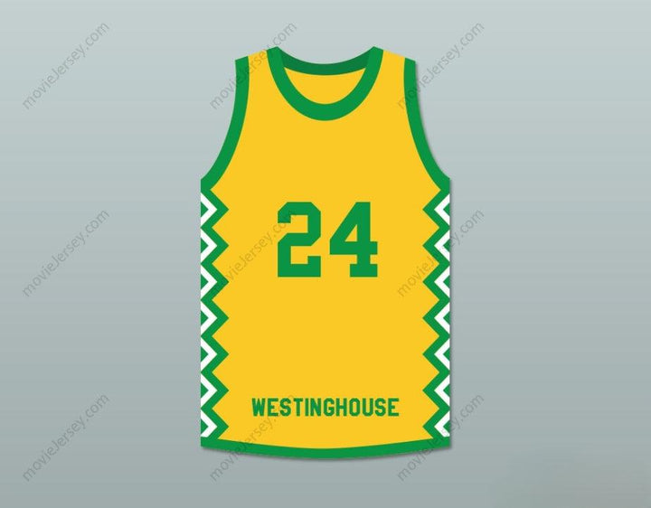 CUSTOM ANY Name Number MARK AGUIRRE 24 GEORGE WESTINGHOUSE  PREP BASKETBALL JERSEY Top Stitched S-6XL