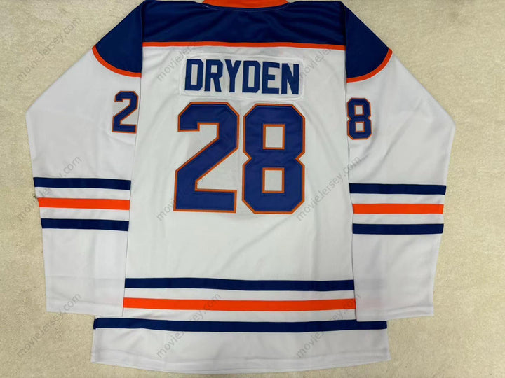 Custom Any Name Number WHA 1978-79 EDMONTON OILERS DAVE DRYDEN 28 HOME HOCKEY JERSEY Top Stitched S-6XL