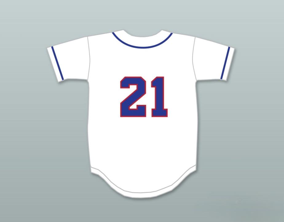 Custom Any Name Number JOSH DONALDSON 21 PACE ATHLETIC AND RECREATION ASSOCIATION WHITE BASEBALL JERSEY 1 Top Stitched S-6XL