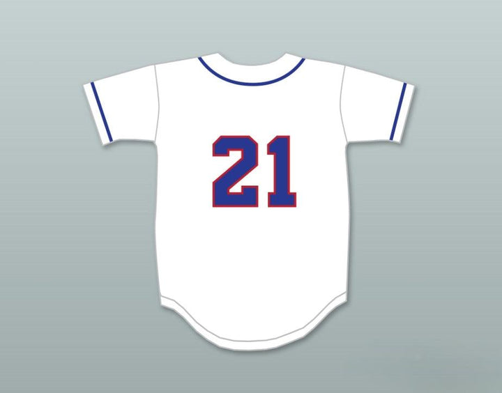 Custom Any Name Number JOSH DONALDSON 21 PACE ATHLETIC AND RECREATION ASSOCIATION WHITE BASEBALL JERSEY 1 Top Stitched S-6XL