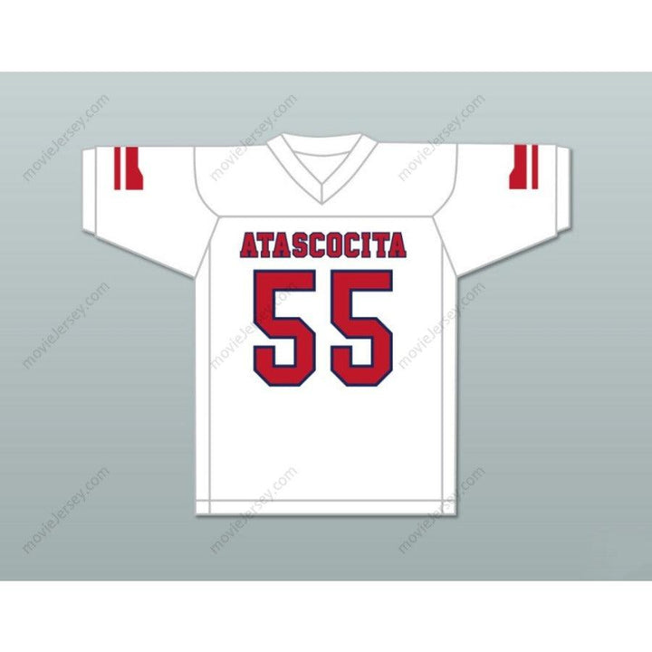 CUSTOM ANY Name Number KENYON GREEN 55 ATASCOCITA HIGH SCHOOL  Football Jersey Top Stitched S-6XL