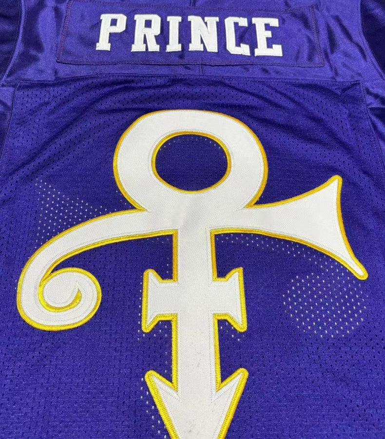 CUSTOM PRINCE TRIBUTE PURPLE FOOTBALL JERSEY Stitched S M L XL XXL 3XL 4XL 5XL 6XL