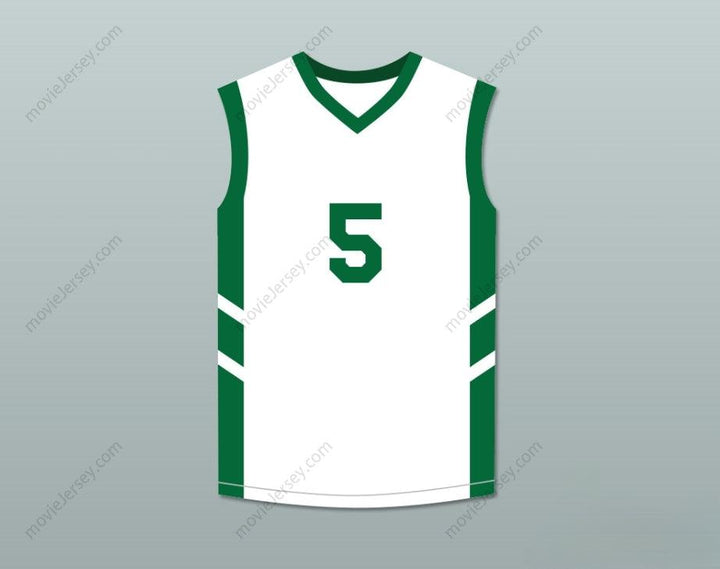 CUSTOM ANY Name Number ANDRE 'SILK' POOL 5 WHITE BASKETBALL JERSEY DENNIS RODMAN'S BIG BANG IN PYONGYANG Top Stitched S-6XL