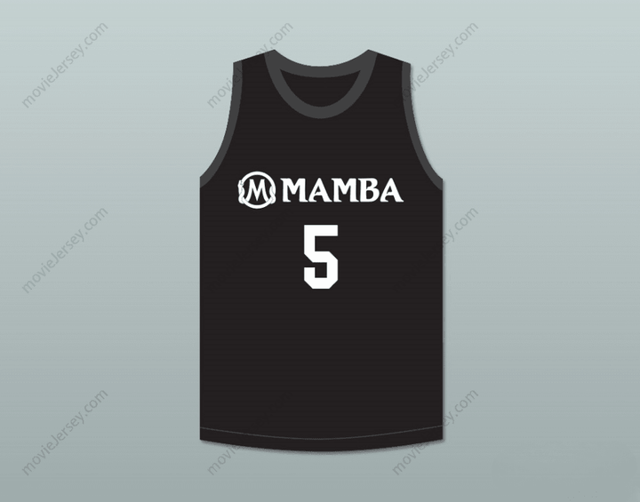 CUSTOM ANY Name Number ALYSSA 5 MAMBA BALLERS BLACK BASKETBALL JERSEY Top Stitched S-6XL