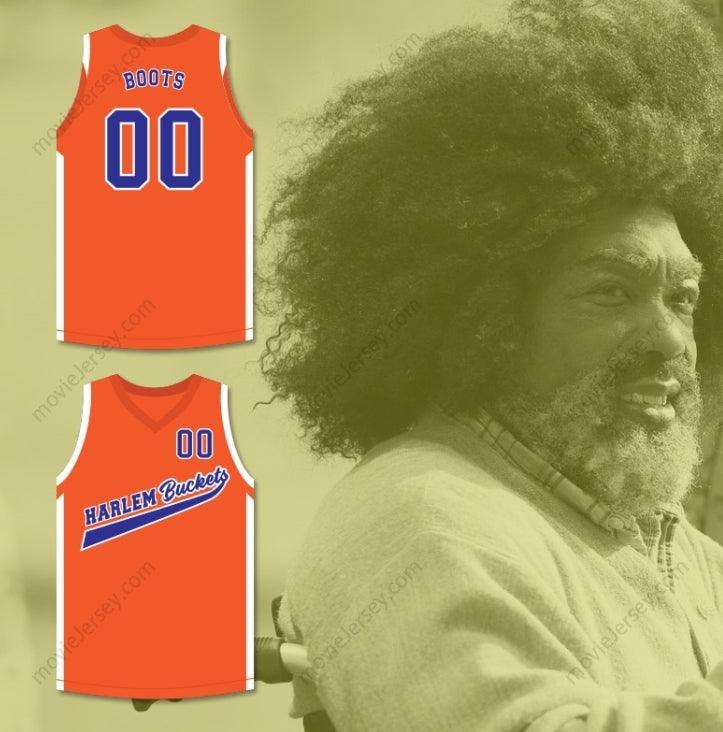 CUSTOM ANY Name Number BOOTS 00 HARLEM BUCKETS BASKETBALL JERSEY UNCLE DREW Top Stitched S-6XL